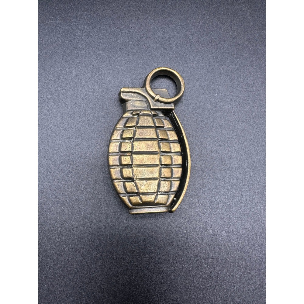 Hand Grenade Belt Buckle Military Army Punk Style Vintage Tactile Streetware